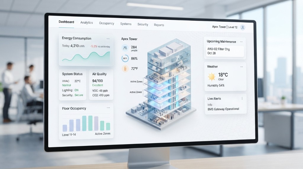 Building Management System dashboard
